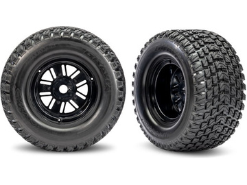 Traxxas kolo, disk Sand Car černý, pneu Gravix (zadní) (pár) Traxxas kolo, disk Sand Car černý, pneu Gravix (zadní) (pár) / TRA10947