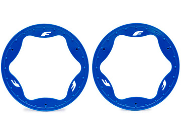 Traxxas Beadlock rings, rear, blue 4.3" (2) Traxxas Beadlock rings, rear, blue 4.3" (2) / TRA10948-BLUE
