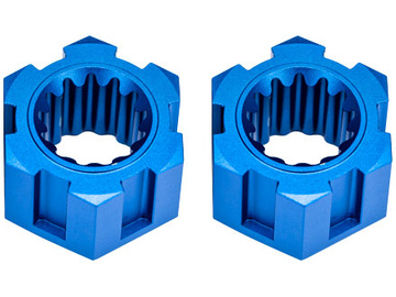 Traxxas Wheel hubs, hex, front aluminum (blue-anodized) (2) Traxxas Wheel hubs, hex, front aluminum (blue-anodized) (2) / TRA10954-BLUE