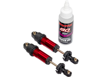 Traxxas Shocks, GT-Maxx, front, aluminum (red-anodized) (2) / TRA10961-RED
