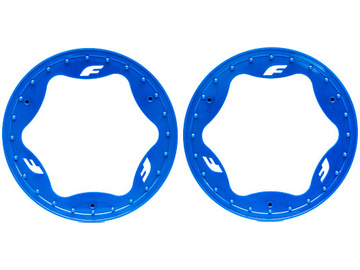 Traxxas Beadlock rings, rear, blue 3.9" (2) Traxxas Beadlock rings, rear, blue 3.9" (2) / TRA10977-BLUE