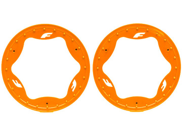 Traxxas Beadlock rings, rear, orange 3.9" (2) Traxxas Beadlock rings, rear, orange 3.9" (2) / TRA10977-ORNG