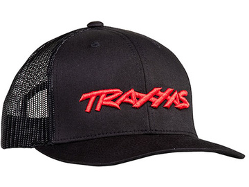 Traxxas Logo hat curve black-red / TRA1182-BLR