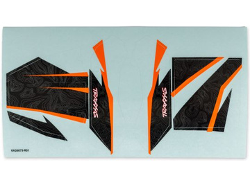 Traxxas samolepky černé (pro #12011, #12012) / TRA12017-BLK