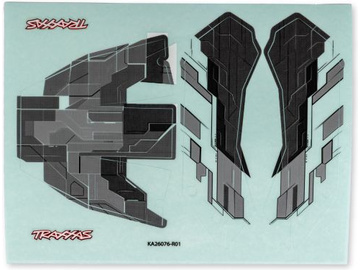 Traxxas samolepky šedé (pro #12011, #12012) Traxxas samolepky šedé (pro #12011, #12012) / TRA12017-GRAY