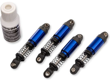 Traxxas tlumič GTM Pro hliníkový modrý (sada) Traxxas tlumič GTM Pro hliníkový modrý (sada) / TRA12060-BLUE