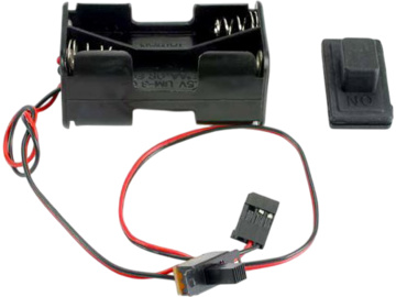 Traxxas Battery holder with switch: Villain / TRA1523