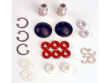 Traxxas Rebuild kit, black plastic shock (2) / TRA1762
