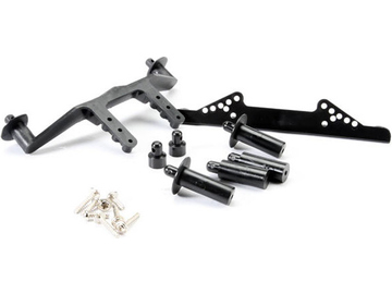 Traxxas Body mount, front & rear / TRA1914X