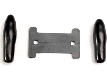 Traxxas Antenna caps, vinyl (2)/ antenna spool / TRA1926