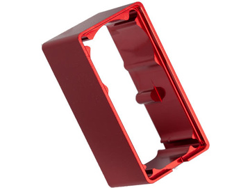 Traxxas Servo case, aluminum (red-anodized) (middle) (for 2255 servo) / TRA2253