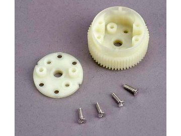 Traxxas Main diff/ side cover plate/ screws Traxxas Main diff/ side cover plate/ screws / TRA2381