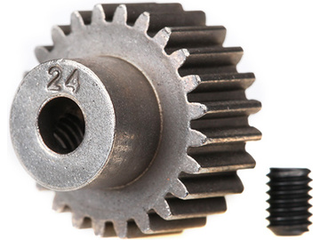 Traxxas Gear, pinion 24T 48DP/ set screw / TRA2424