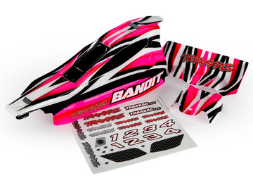 Traxxas Body, Bandit, pink edition (painted, decals applied) / TRA2433