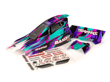 Traxxas Body, Bandit VXL, purple (painted, decals applied) / TRA2436T