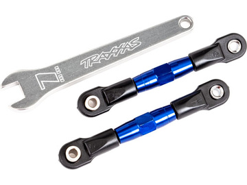 Traxxas Camber links, rear (TUBES blue-anodized, 7075-T6 aluminum) (2) (fits Drag Slash) / TRA2443X