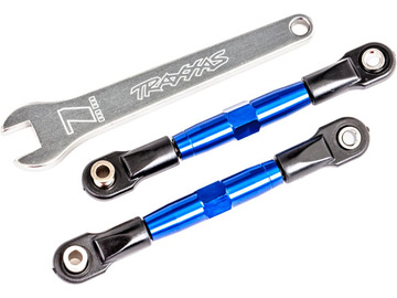 Traxxas Camber links, front (TUBES blue-anodized, 7075-T6 aluminum) (2) (fits Drag Slash) / TRA2444X