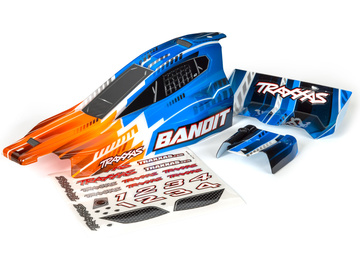 Traxxas Body, Bandit, orange (painted, decals applied) / TRA2450T