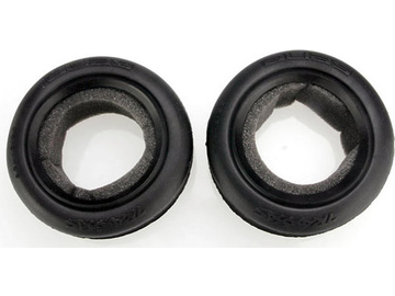Traxxas Tires 2.2", Ribbed (2)/ foam inserts (wide, front) / TRA2471