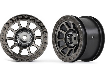 Traxxas disk 2.2" černě chromovaný (2) (zadní) Traxxas disk 2.2" černě chromovaný (2) (zadní) / TRA2480A