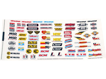 Traxxas samolepky Racing sponsors Traxxas samolepky Racing sponsors / TRA2514