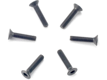 Traxxas Screws, M2.5x12mm countersunk(hex drive) (6) / TRA2526