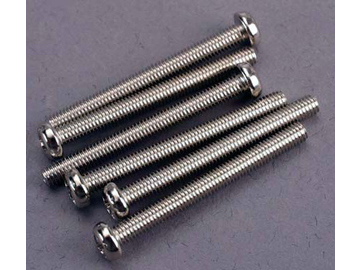Traxxas šroub křížový M3x30mm půlkulatá hlava zink. (6) Traxxas šroub křížový M3x30mm půlkulatá hlava zink. (6) / TRA2572