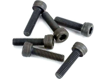 Traxxas Screws, M3x12mm cap-head (hex drive) (6) Traxxas Screws, M3x12mm cap-head (hex drive) (6) / TRA2584