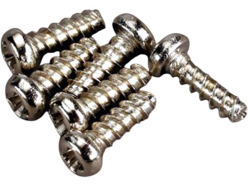 Traxxas vrut křížový 2x6mm půlkulatá hlava zink. (6) / TRA2674