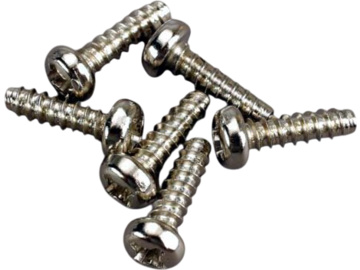 Traxxas Screws, 3x10mm roundhead self-tapping (6) / TRA2675