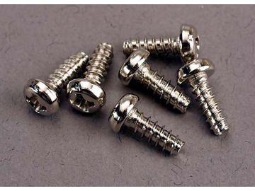 Traxxas vrut křížový 3x8mm půlkulatá hlava zink. (6) Traxxas vrut křížový 3x8mm půlkulatá hlava zink. (6) / TRA2682