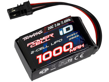 Traxxas LiPo baterie 7.4V 1000mAh 20C Traxxas LiPo baterie 7.4V 1000mAh 20C / TRA2822