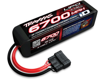 Traxxas LiPo Battery 14.8V 4-Cell 6700mAh 25C iD Traxxas LiPo Battery 14.8V 4-Cell 6700mAh 25C iD / TRA2890X