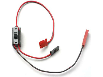 Traxxas vypínač s kabely pro napájení přijímače / TRA3035