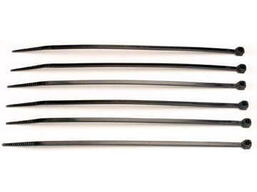 Traxxas Cable ties, medium (black) (6) Traxxas Cable ties, medium (black) (6) / TRA3155