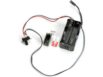 Traxxas Battery holder, 4-cell/ on-off switch / TRA3170