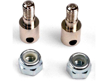 Traxxas Rod guides (2)/ 3mm nylon locknuts (2) / TRA3180