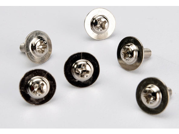 Traxxas Screws, 3x8mm washerhead machine (6) Traxxas Screws, 3x8mm washerhead machine (6) / TRA3185X