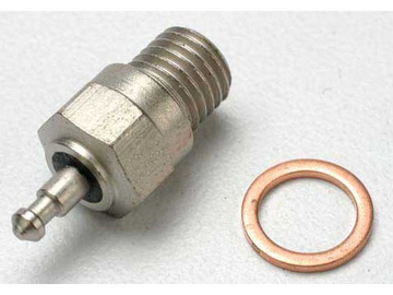 Traxxas Glow plug, standard (long-medium)/ gasket Traxxas Glow plug, standard (long-medium)/ gasket / TRA3232