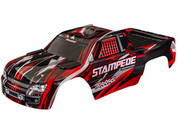 Traxxas Body, Stampede, red (for clipless mounting) / TRA3620-RED