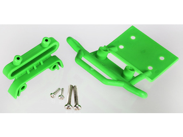 Traxxas Bumper, front / bumper mount, front (green) Traxxas Bumper, front / bumper mount, front (green) / TRA3621A