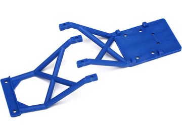 Traxxas Skid plates, front & rear (blue) Traxxas Skid plates, front & rear (blue) / TRA3623X