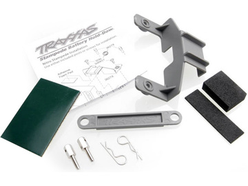Traxxas Battery hold-down (grey) (1) / receiver hold-down (grey) (1) Traxxas Battery hold-down (grey) (1) / receiver hold-down (grey) (1) / TRA3627X