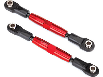 Traxxas Camber links, tubes, 7075-T6 aluminum (red-anodized) (83mm) (2)/ rod ends / TRA3643R