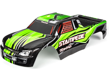 Traxxas Body, Stampede, green (painted, decals applied) Traxxas Body, Stampede, green (painted, decals applied) / TRA3651G