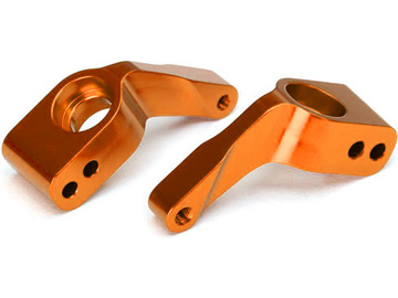 Traxxas Stub axle carriers, 6061-T6 aluminum (orange-anodized) / TRA3652T