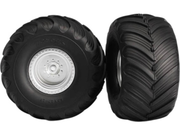 Traxxas kolo 2.0/3.0", disk saténový chrom, pneu Terra Groove (pár) Traxxas kolo 2.0/3.0", disk saténový chrom, pneu Terra Groove (pár) / TRA3663
