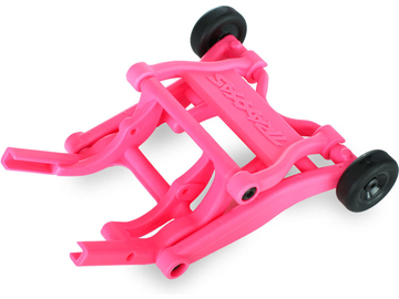 Traxxas Wheelie bar, assembled (pink) / TRA3678P