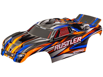 Traxxas karosérie Rustler oranžová (bezsponková) / TRA3721-ORNG