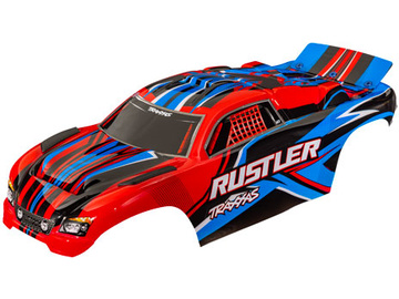Traxxas karosérie Rustler bezsponková červená / TRA3734-RED